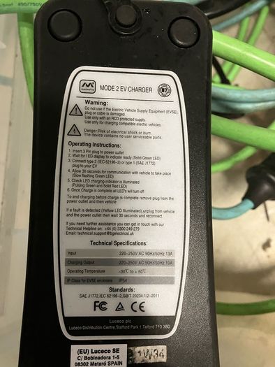 Masterplug e-charger mode 2
