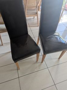 Two dining chairs