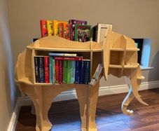 Kids Elephant Bookshelf