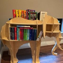Kids Elephant Bookshelf