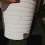 Medium Ceramic white flower pot from ikea  20 cm high Image 3