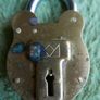 Vintage Lucky Padlock, without key Image 3