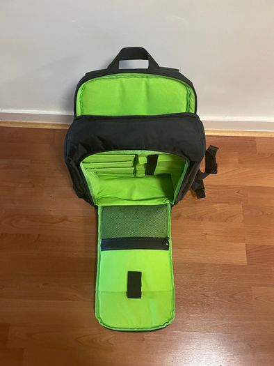 Black heavy duty rucksack
