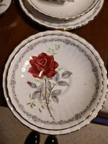 Stunning English Royal Stafford Antique Vintage (Roses to Remember)