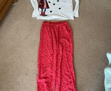 Sfera trousers ladybird and DPAM ladybird top size 11/12 years