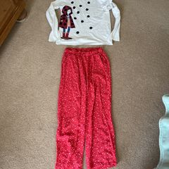 Sfera trousers ladybird and DPAM ladybird top size 11/12 years