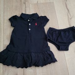 New Ralph Lauren baby polo dress and bloomer 6m