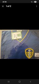 leeds United retro away XXL