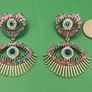 Beautiful jewelled earrings, D18 post 3e Image 5