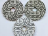 3 Step Wet Polishing Pads + Free Backer