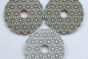 3 Step Wet Polishing Pads + Free Backer
