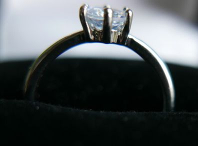 Vintage Sterling Silver 925  Ring size P - 2,16g
