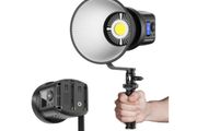 RaLeno 80W LED Studio Video Light, Continuous Lighting with 5600K 7200Lux1M CRI 95+ Brightness Adjustable, Bowens Mount and Efficiency Cooling Fan
