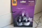 Halloween Black  Tea Lights