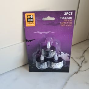 Halloween Black  Tea Lights
