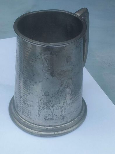 1872-1979 FA Cup Oxford Utd Memorial Pewter tankard