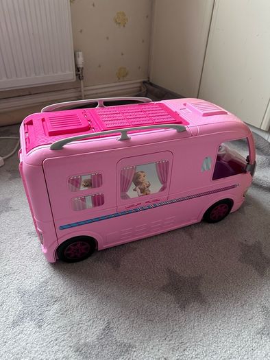Barbie Dream Camper Van PlaySet Pool Water Slide Doll Caravan Gift Set