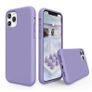 Liquid Silicone Case For iPhone 11 Pro Max Luxury Thin Soft Phone Cover New Lilac Purple  - FHT4IP11PMLK Image 5