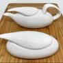Newbridge Dove Tea Set Teapot Milk Sugar Image 2
