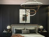 Acoustic Slat Wall Panel Charcoal 240x60cm