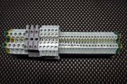 Din rail connector assembly