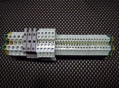 Din rail connector assembly
