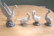 Selection Of Nao By Lladro Swan Figurines