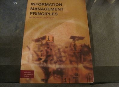 Information Management Principles.