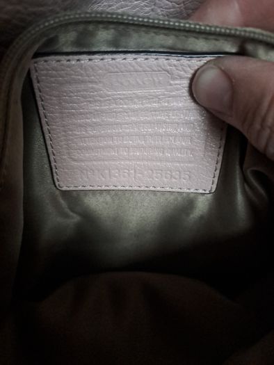 Soft Pink Coach Leather Handbag D1