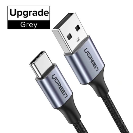 Ugreen 3M USB-C Fast Charging QC 3.0/2.0 & Data Sync Nylon Braided Cable (Brand New/Warranty)