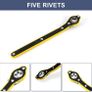 Auto Labor-Saving Jack Ratchet Wrench with Long Handle, Universal Car Jack Ratchet Wrench, Car Repair Tool with Universal Adapter for Travel/Truck/SUV Image 5