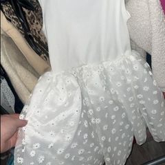girls white dress