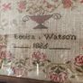 Early American Sampler 1836 Image 4