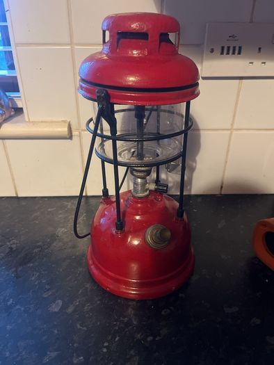 Vintage Tilly x246 miners lamp 1950s