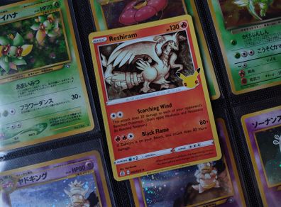Reshiram ! Holo Rare ! from Celebrations Set ! 25th Anniversary ! Pokemon Card !