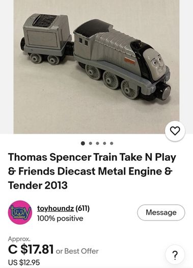 x10 Bundle - Thomas Tank Engines Friends - Diecast Metal Magnetic Take N Play Train Engines