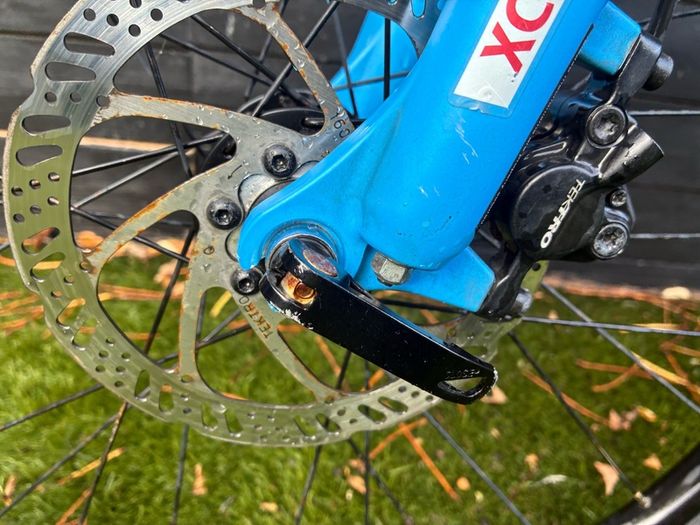Cube acid race kids mountain bike 24inch blue