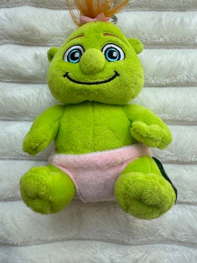 Shrek Adventure Baby Plush Girl Keyring Used Please look at the pictures