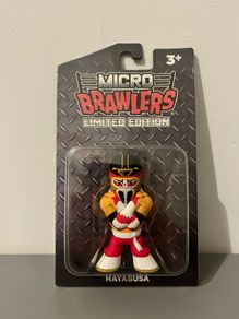 Hayabusa Micro Brawlers Wrestling Figure (Red Variant) WWE WCW ECW TNA AEW