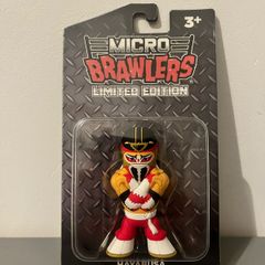 Hayabusa Micro Brawlers Wrestling Figure (Red Variant) WWE WCW ECW TNA AEW