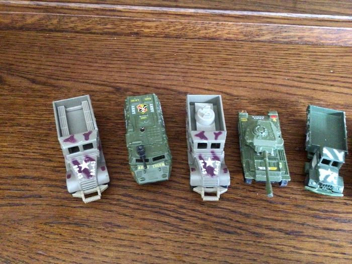 Die Cast Small Army Trucks