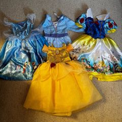 Selection of Disney Princess dresses