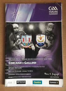 12th August 2012. GAA (Hurling) Programme. Cork V Galway @ Croke Park