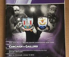 12th August 2012. GAA (Hurling) Programme. Cork V Galway @ Croke Park