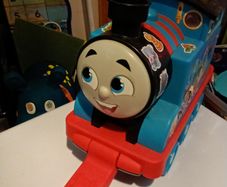 Big thomas trains pushable storage x 2