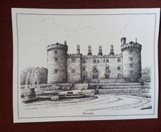 Vintage Kilkenny Castle print by Paraic Doyle limited edition