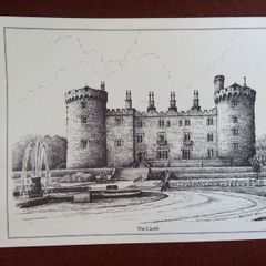 Vintage Kilkenny Castle print by Paraic Doyle limited edition