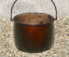 Vintage Cast Iron Pot or Planter