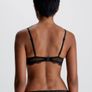 New Calvin Klein Lace Plunge Bra, Black Image 9