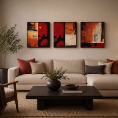 Set of 3 AustroGraphics "Solid Art"Textured